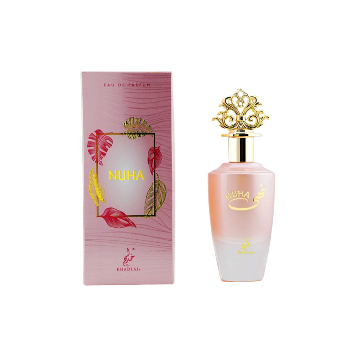 Khadlaj Nuha Edp 85 Ml Mujer, una fragancia cautivadora que resalta tu esencia. Perfecta para cualquier ocasión. ¡Descúbrela ahora!-1