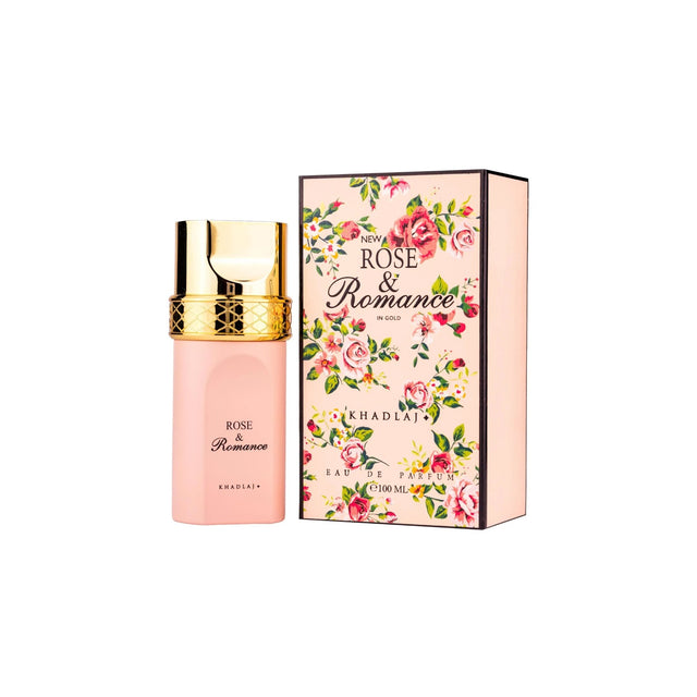 Khadlaj Rose Romance Edp 100ml Mujer, una fragancia cautivadora que resalta tu esencia. ¡Descúbrelo y enamora hoy mismo!-1