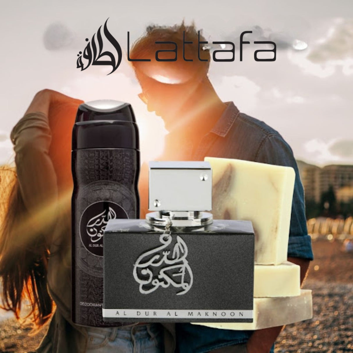 Lattafa Al Dur Al Maknoon Silver Edp Set 100 Ml + Deo Spray 200ML Unisex. Fragancia duradera y fresca para todos. ¡Descúbrelo ahora y destaca tu esencia!-2