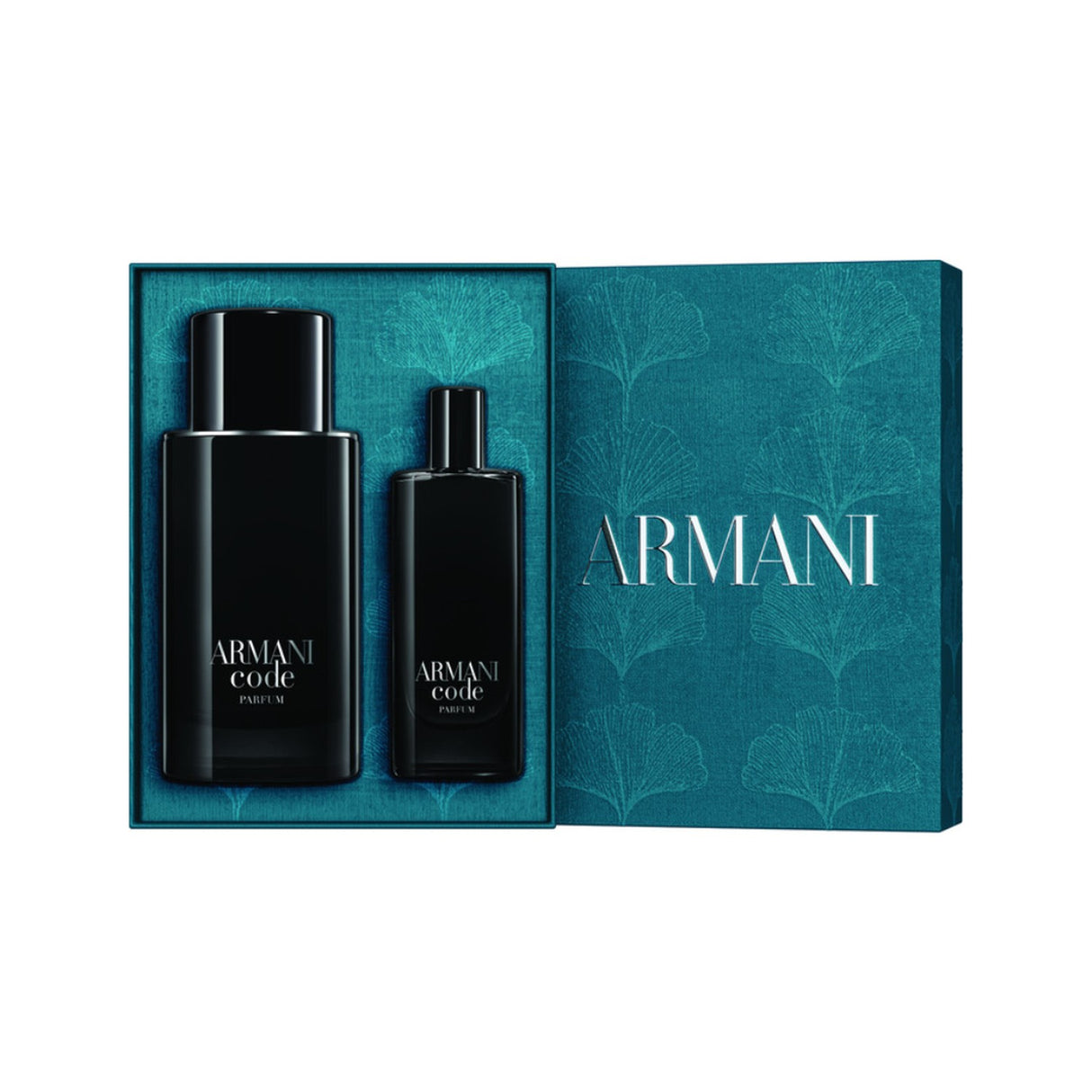 Giorgio Armani Code Parfum 75ML + 15ML Hombre Set. Un aroma seductor y elegante para el hombre moderno. ¡Descúbrelo ahora y destaca tu estilo!-2