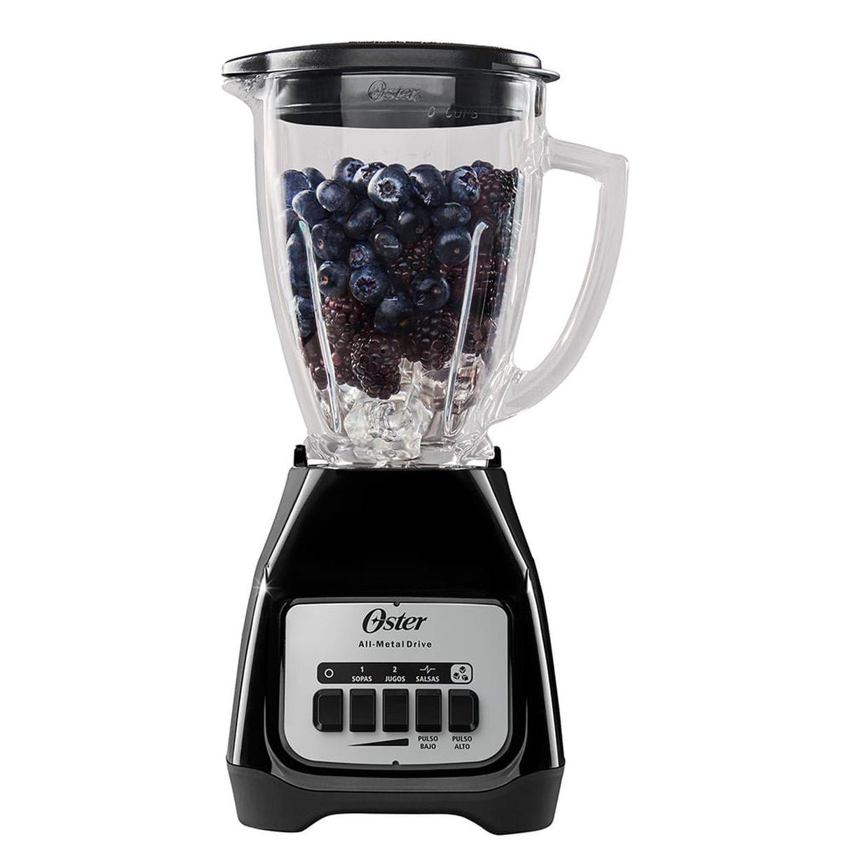 Licuadora Oster® 2 Velocidades y Vaso de Vidrio Boroclass. Potente y duradera, ideal para recetas saludables. ¡Compra ahora y transforma tu cocina!-1