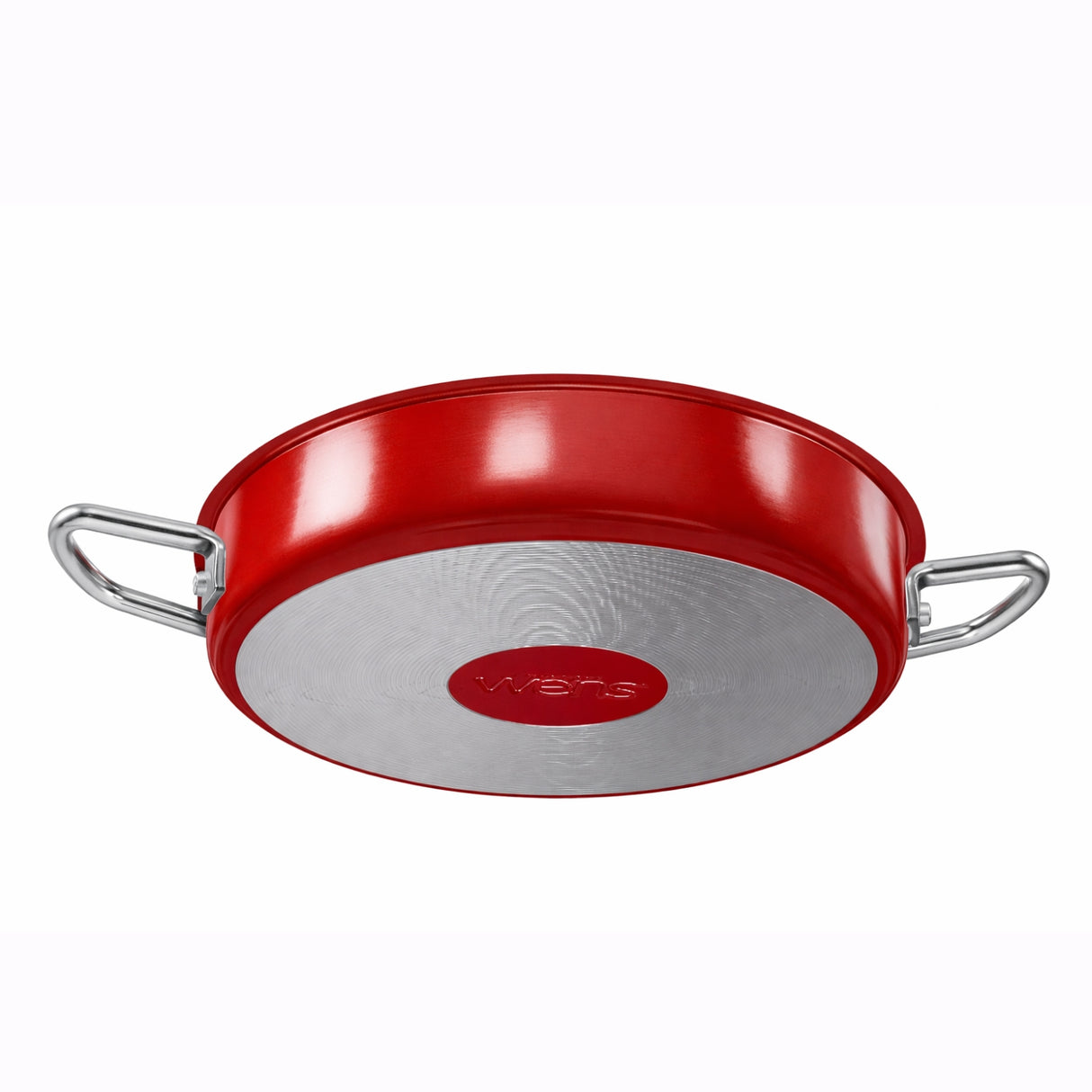 Paila Antiadherente 16 cm de Aluminio Roja con Asas Metálicas