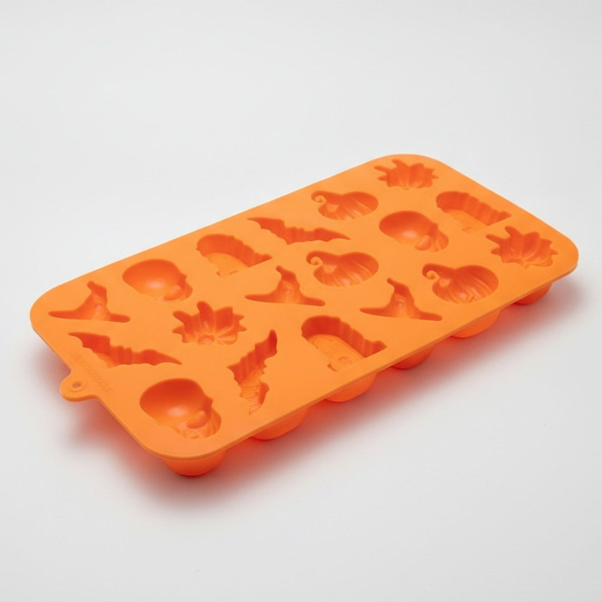 Molde Silicona Halloween 18 Cavidades Repostería Naranja