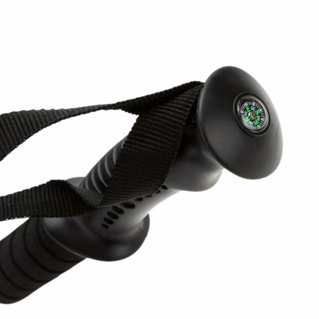 Set 2 Bastones Trekking Antishock Ajustables con Brujula