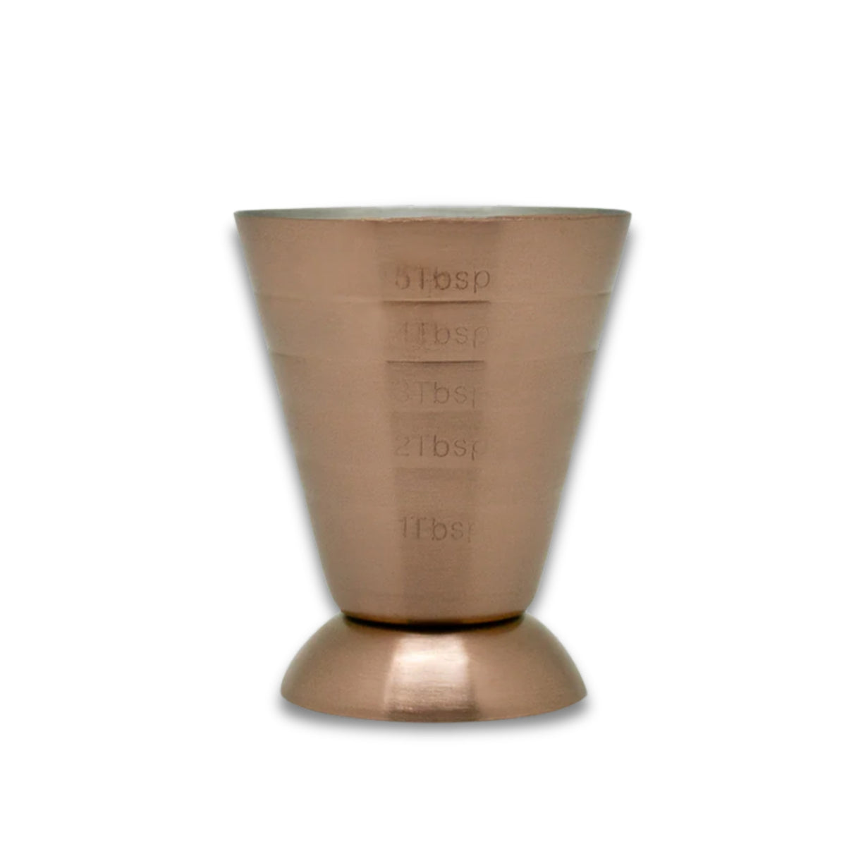 Set Medidor Jigger + Cuchara Bar Copper Wayu | Disparo.cl