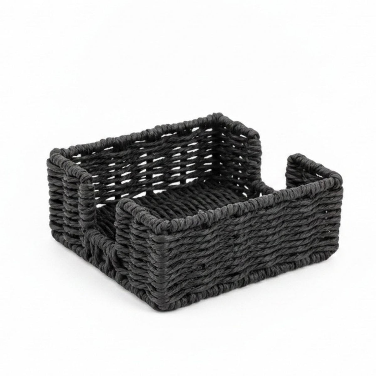 Servilletero Wayu Rattan Negro 16cm