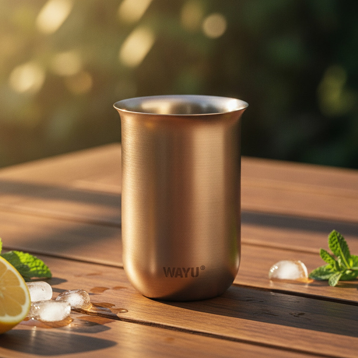 Set 2 Vasos Aperitivo Acero Inoxidable 230mL Wayu