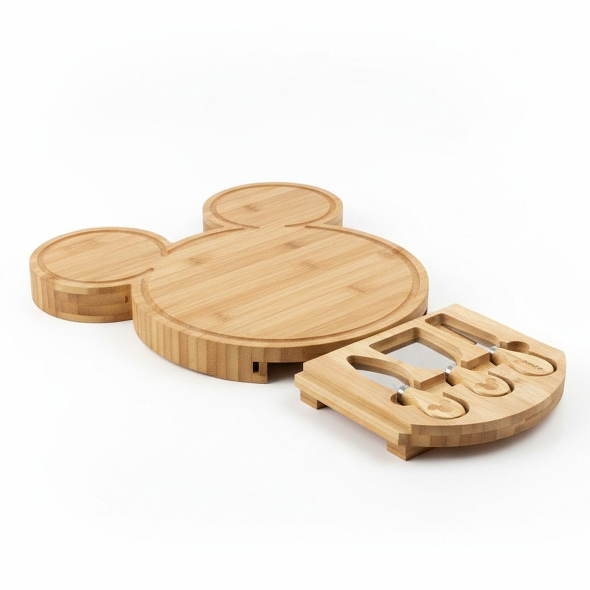 Tabla Picoteo Disney Orejas Raton 4 Piezas 32cm