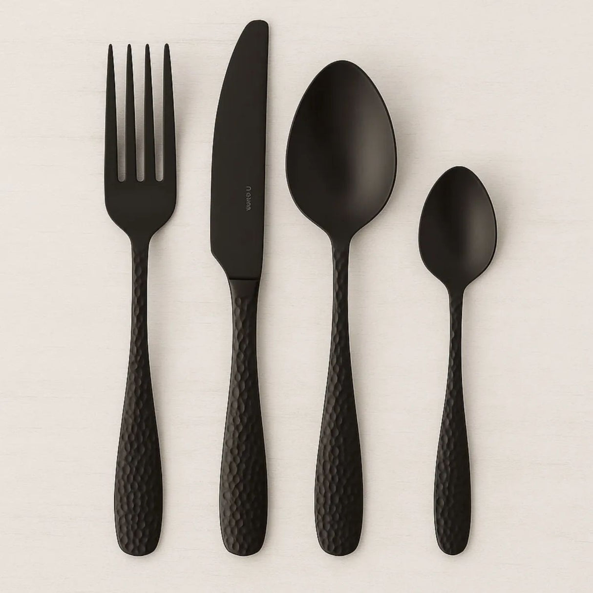 Set De Cubiertos 16 Piezas Hammer Wayu Elegante Comida
