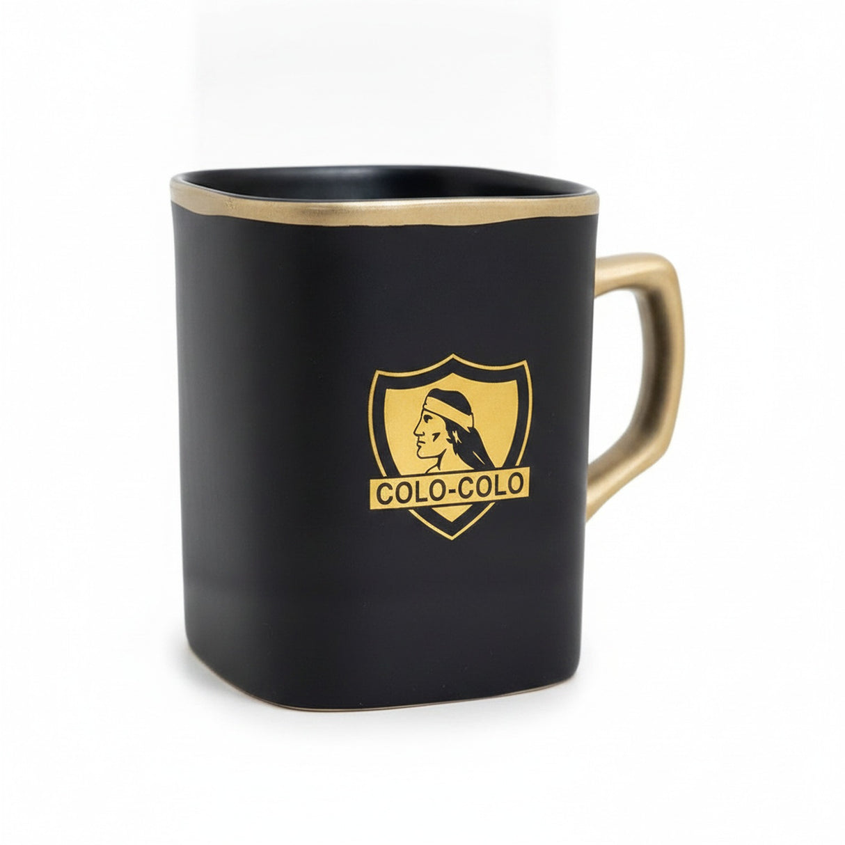 Tazón Cuadrado Colo Colo de 440ml ceramica Negro