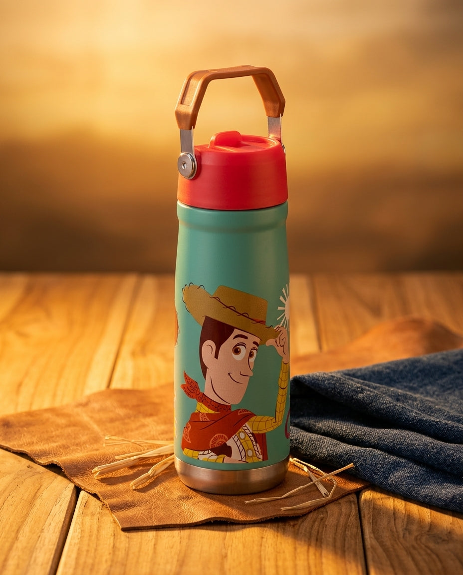 Botella Toy Story niños mochila escolar escritorio colores brillantes