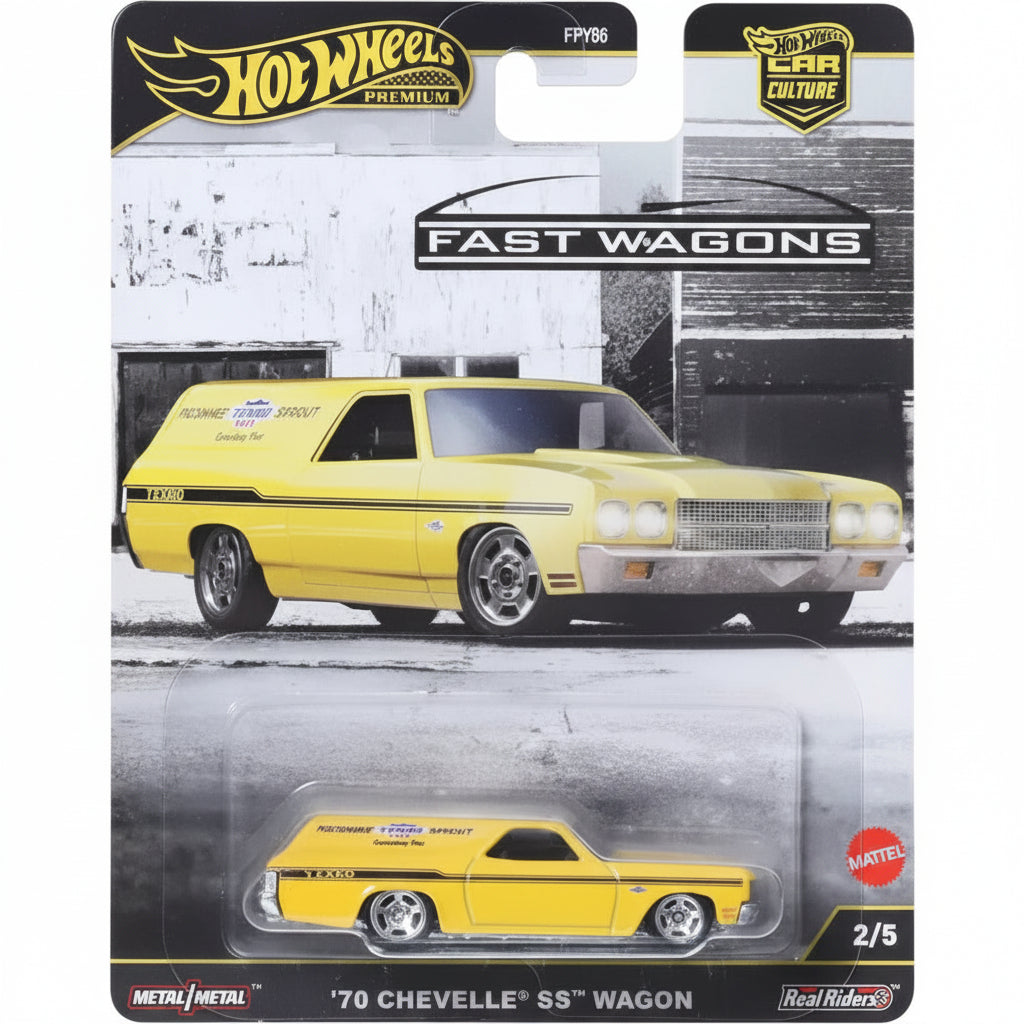 Hot Wheels Premium 70 Chevelle SS Wagon Fast | Disparo.cl