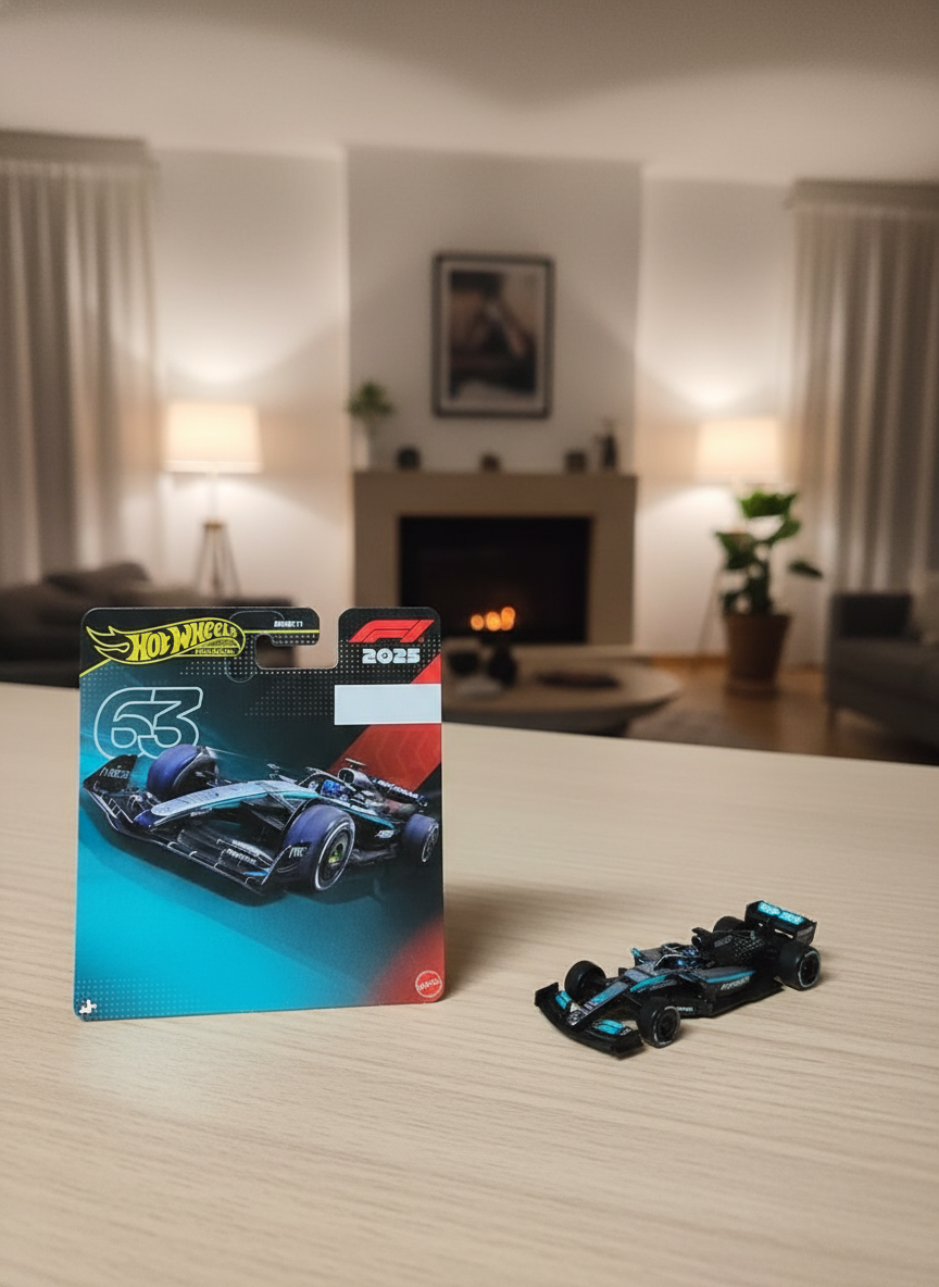 Hot Wheels Premium F1 Mercedes AMG Russell #6 | Disparo.cl