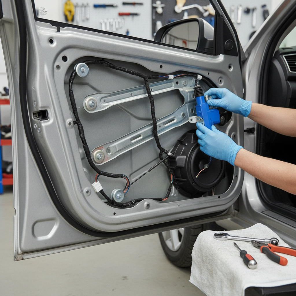 Instalacion cierre centralizado auto mecanico taller chileno