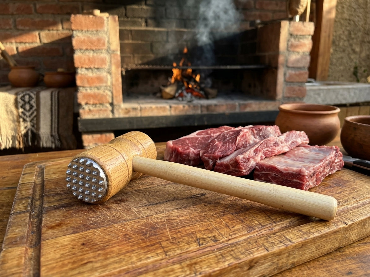 Utensilio ablandador carne cocina hogar chileno encimera moderna