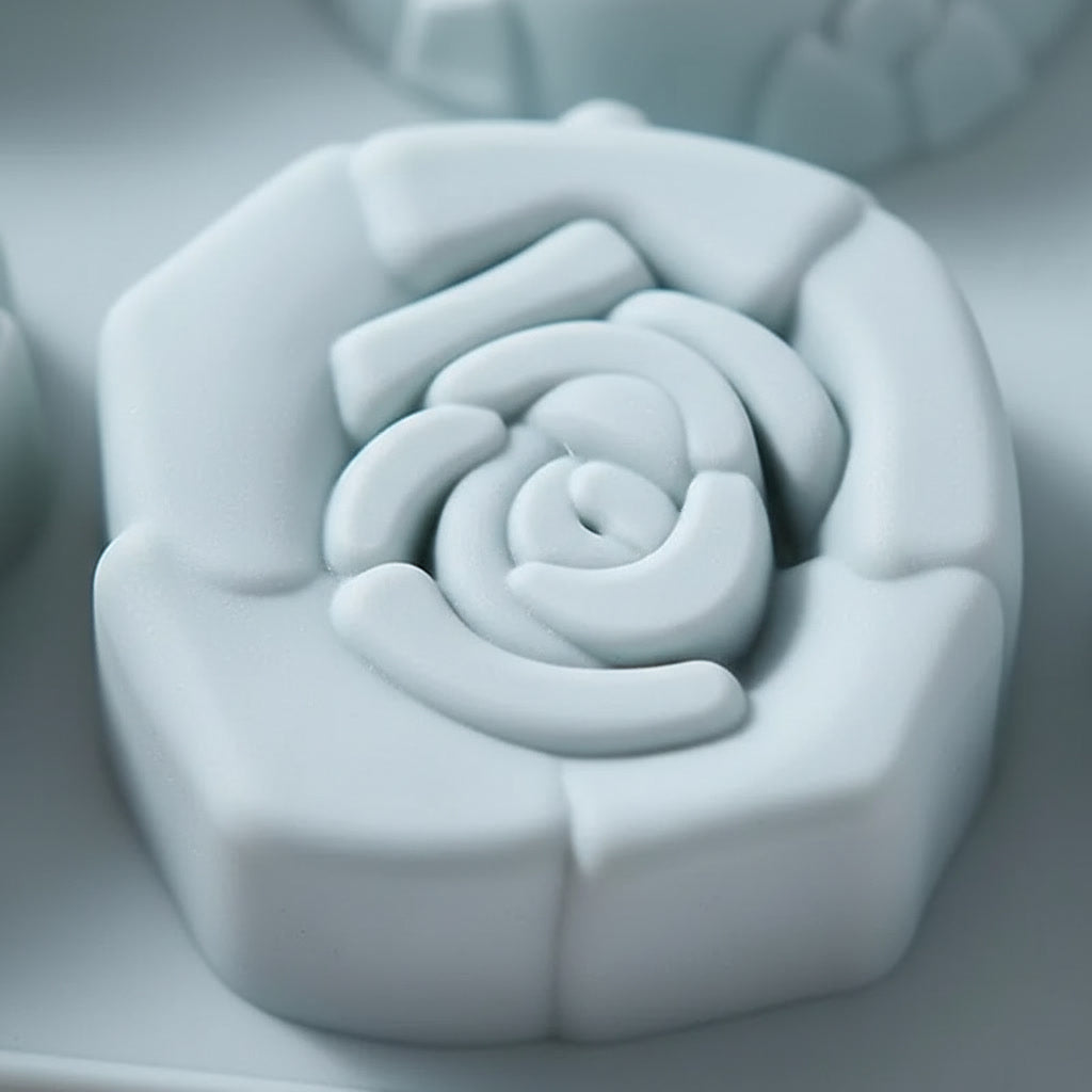 Molde Silicona Flores Rosas Repostería Cocina Silicona - imagen 3