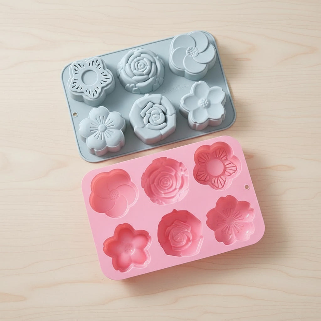 Molde Silicona Flores Rosas Repostería Cocina Silicona - imagen 4