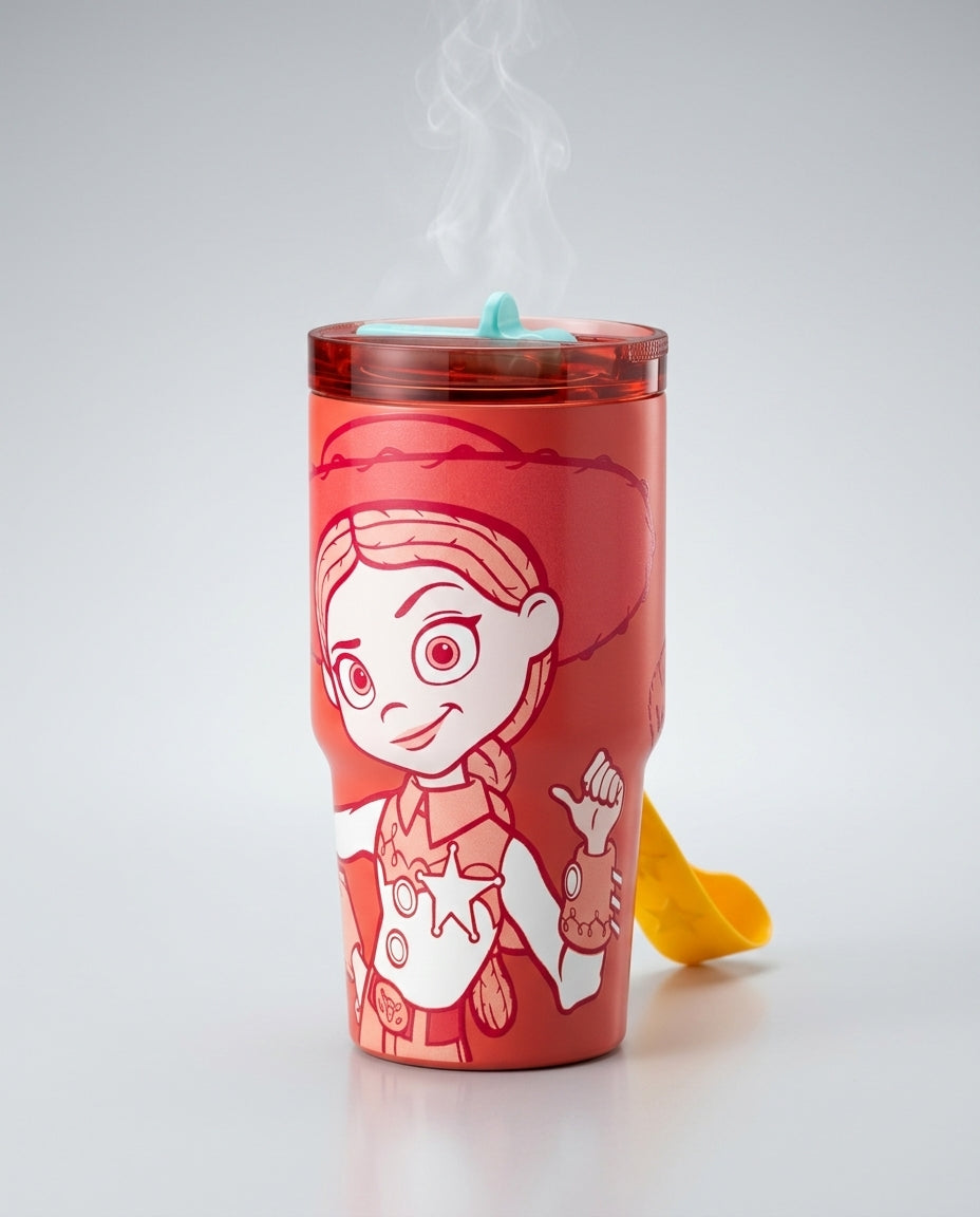 Mug coleccionable Toy Story 5 cocina hogar chileno uso diario bebidas
