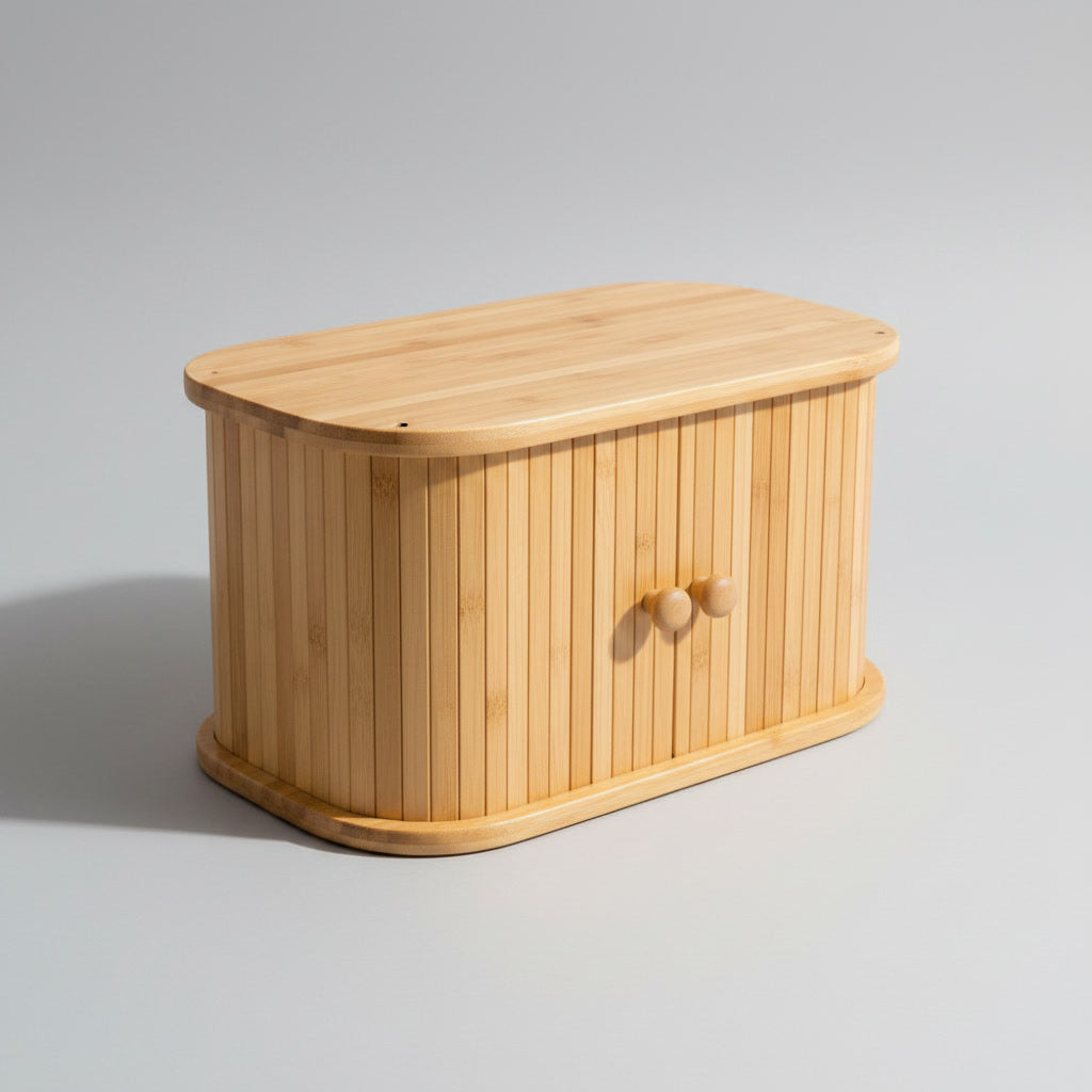 Panera Organizador Cocina Bambú Puertas Madera | Disparo.cl