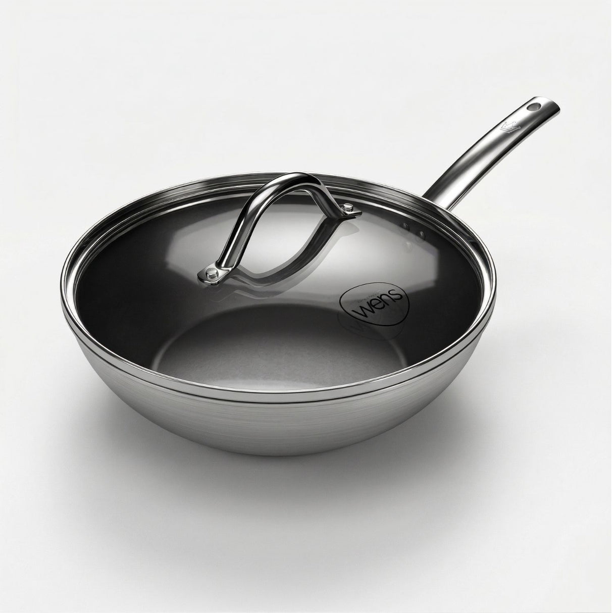 sarten wok 28cm antiadherente hard anodized wens