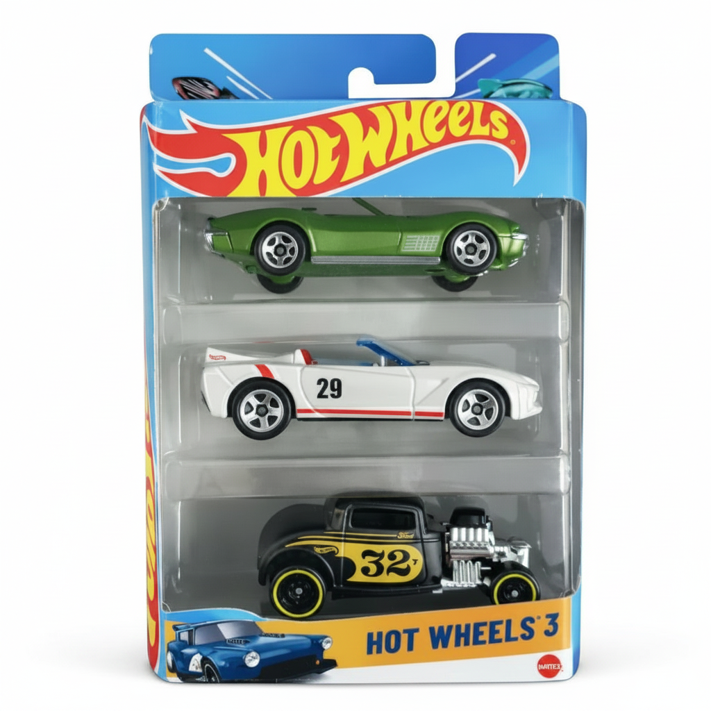 Set 3 Autos Hot Wheels 1:64 Colección Mattel | Disparo.cl