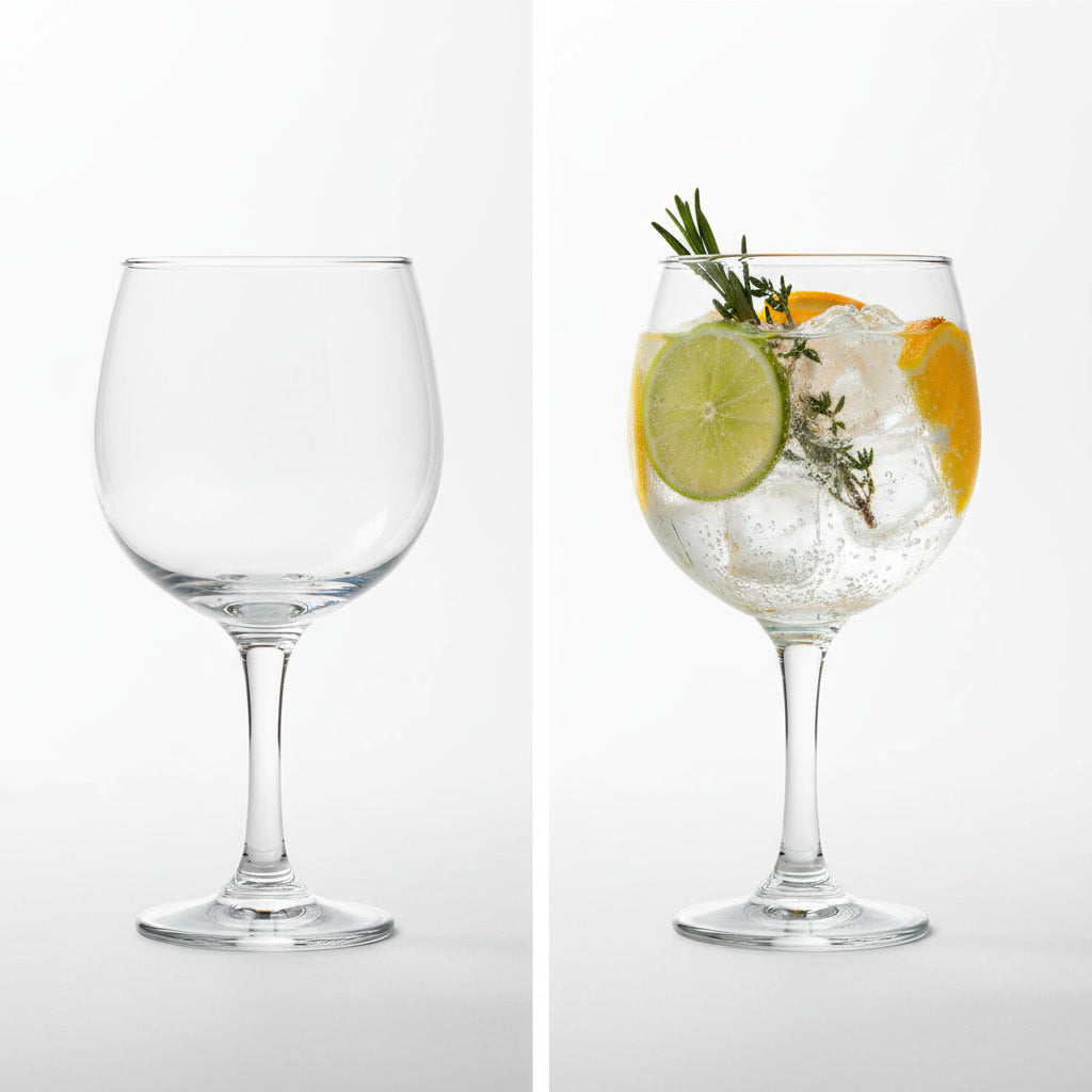 Set 3 Copones Gin Ginebra 657ml Cristar Vidrio | Disparo.cl