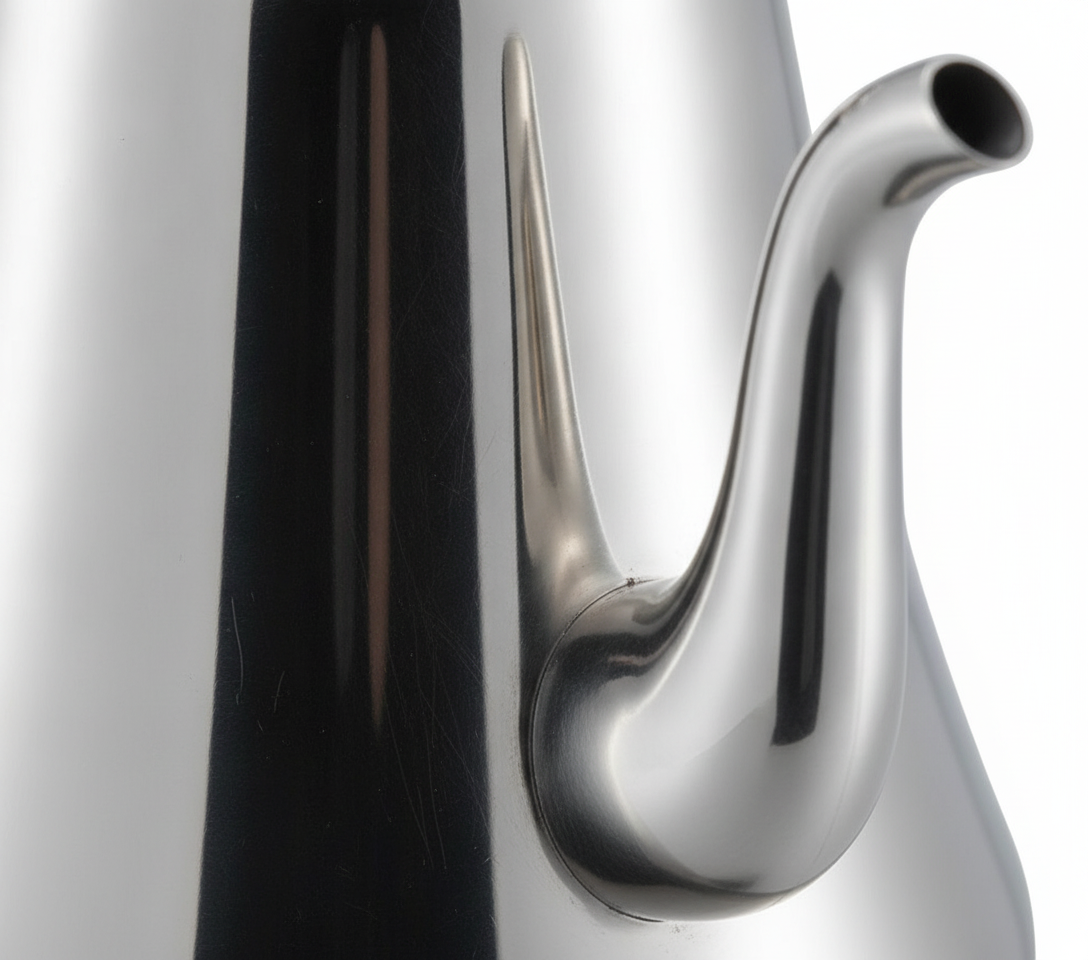 Tetera infusor acero inoxidable cocina chilena con hierbas y tazas