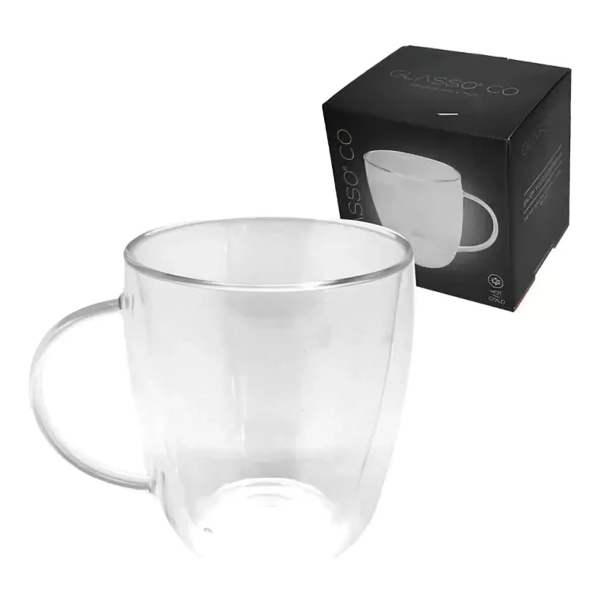 Tazón Vidrio Doble Pared 470ml Glasso Líquidos