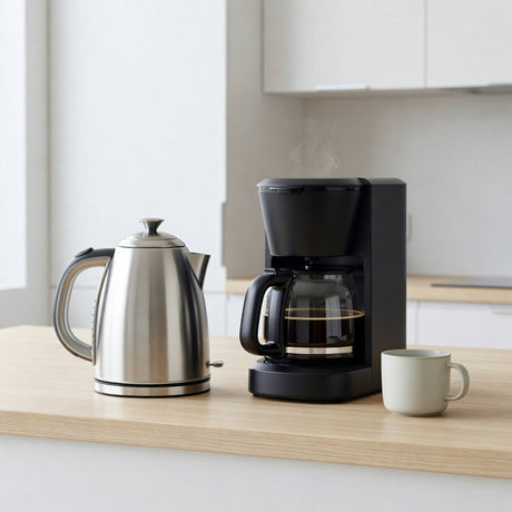 Tetera eléctrica o cafetera: cuál conviene para tu cocina
