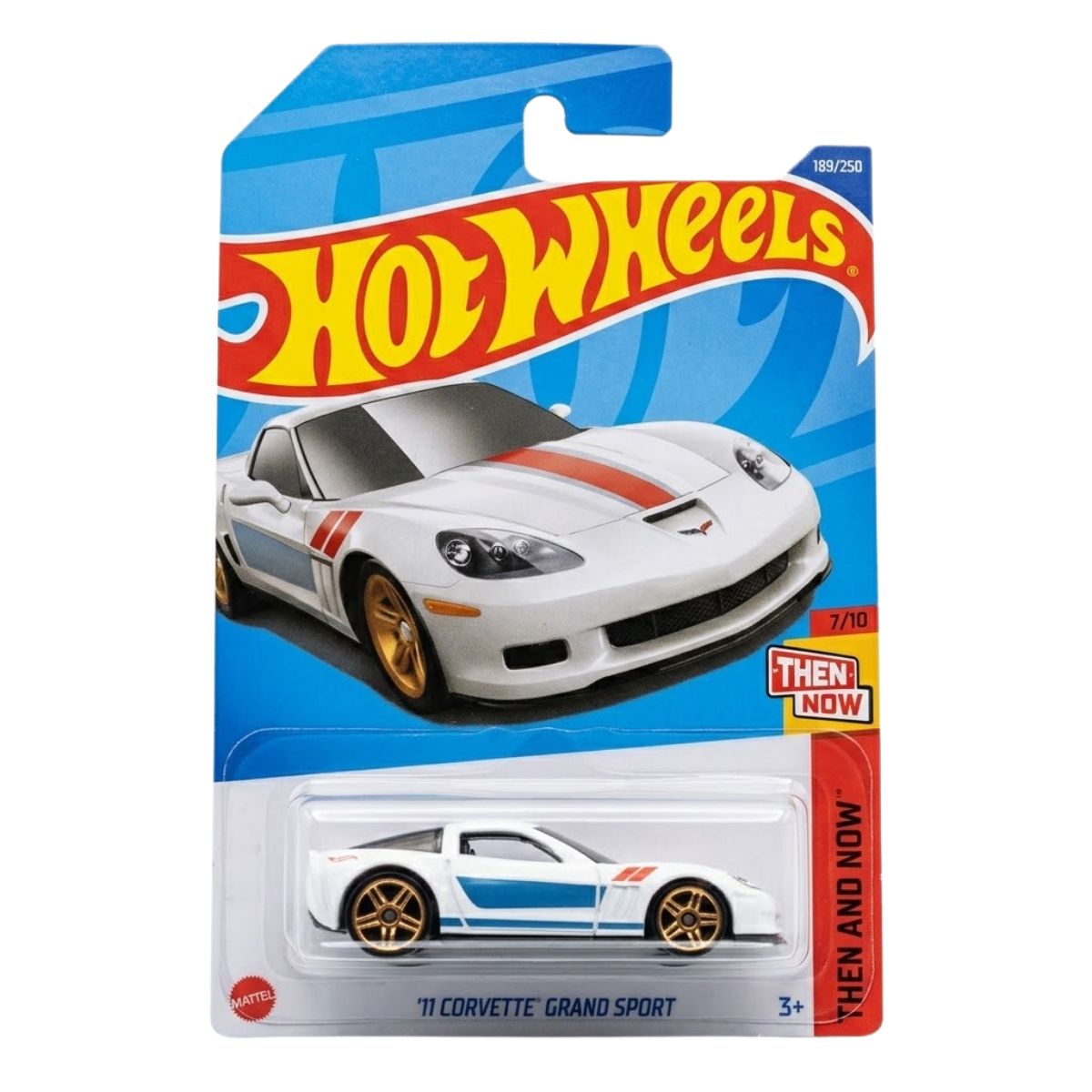 Hot Wheels Auto '11 Corvette Grand Sport 189/250 Then and Now