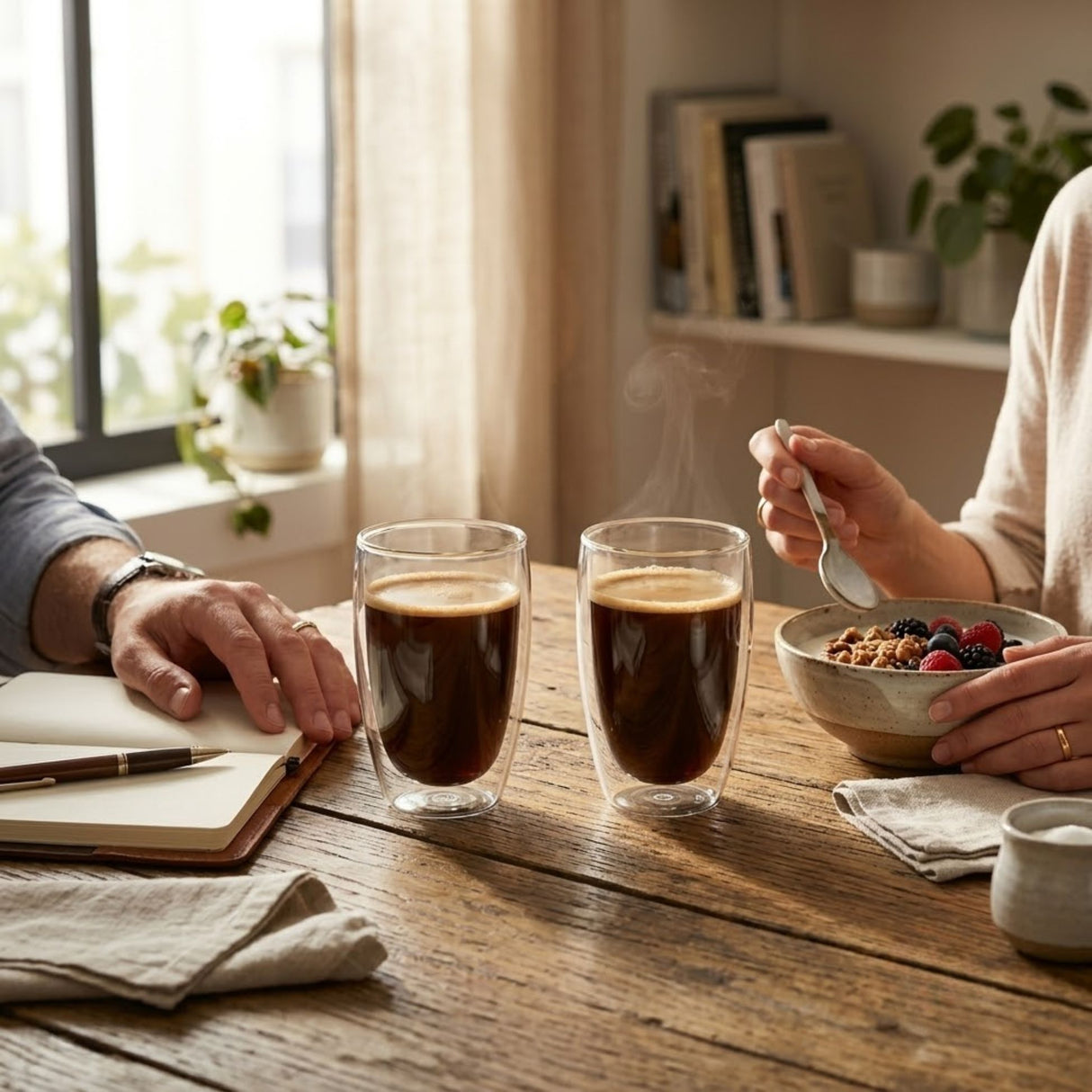 Set 2 Vasos Latte 473Ml Cocina Glasso