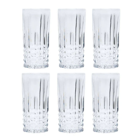 Set De 6 Vasos Bajos 350Cc Modelo Glasglow Jugos Bebidas servir bebidas con estos elegantes vasos. ¡Compra ahora y sorprende a tus invitados!-1