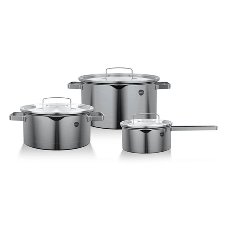 Batería Cocina Wens De 6 Piezas Acero Inoxidable 510-6SS | Disparo.cl