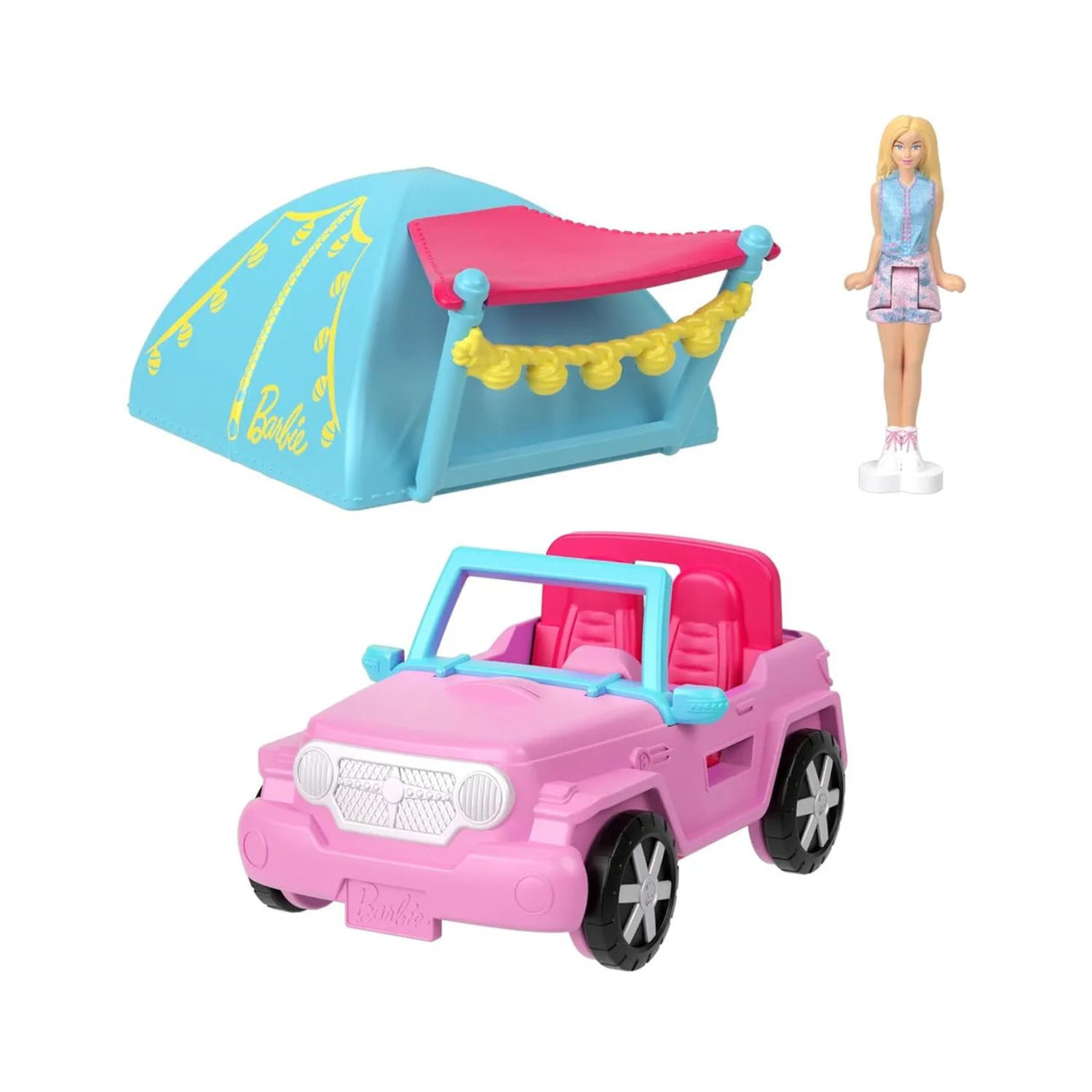 Barbie Vehiculo Carro Muñeca Sorpresa Barbieland Mattel