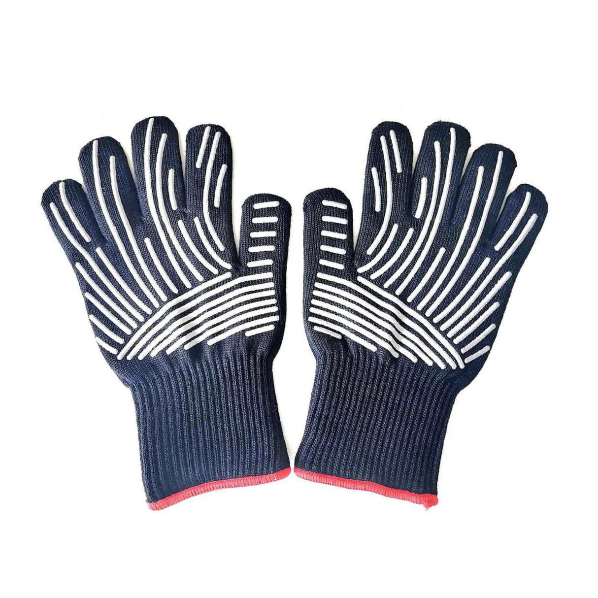 Guantes Parrilleros 30cm Fontina Algodón Diseño Lineas