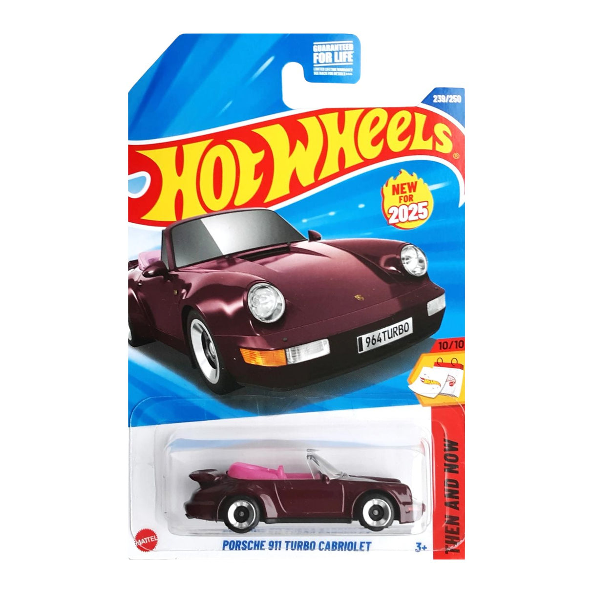 Auto Hot Wheels Porsche 911 Turbo Cabriolet Mattel 239/250