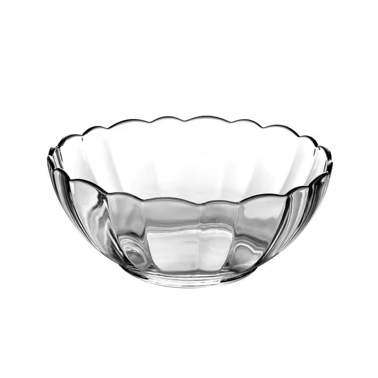 Bowl Bella Vidrio Templado Transparente 13litro Marinex, ideal para ensaladas, postres y más. Resistente, apto para microondas y refrigerador