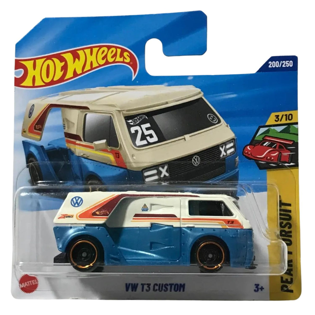 Auto Hot Wheels Regular VW T3 Custom Juguete Mattel 200/250