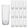 Set 12 Vasos Lexington Altos 334mL Cristar Elegante Vidrio | Disparo.cl