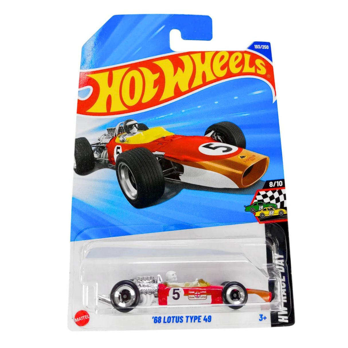 Auto Hot Wheels 68 Lotus Type 49 Juguete Mattel 193/250