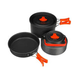 Set Ollas Outdoor Camping Cocinilla Utensilios Ds-308