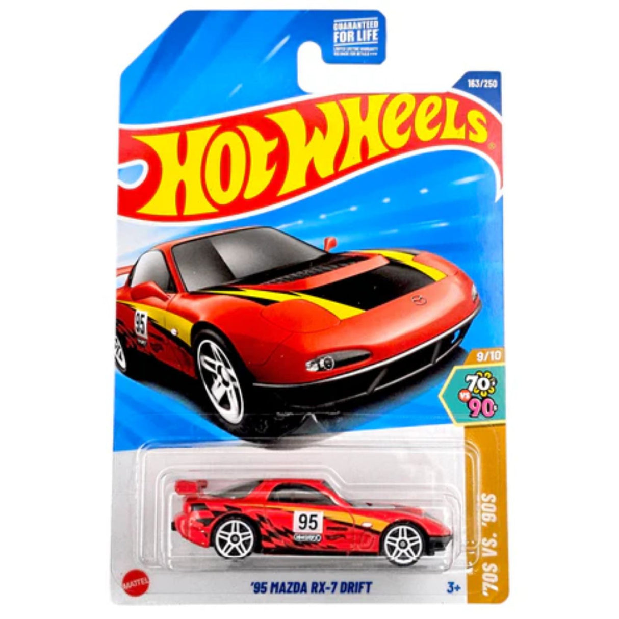 Auto Hot Wheels 95 Mazda RX-7 Drift/Deraper Mattel 163/250