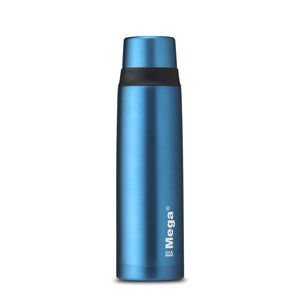 Termo Acero Megaslim 1 Litro Azul Calor Frío Bebidas