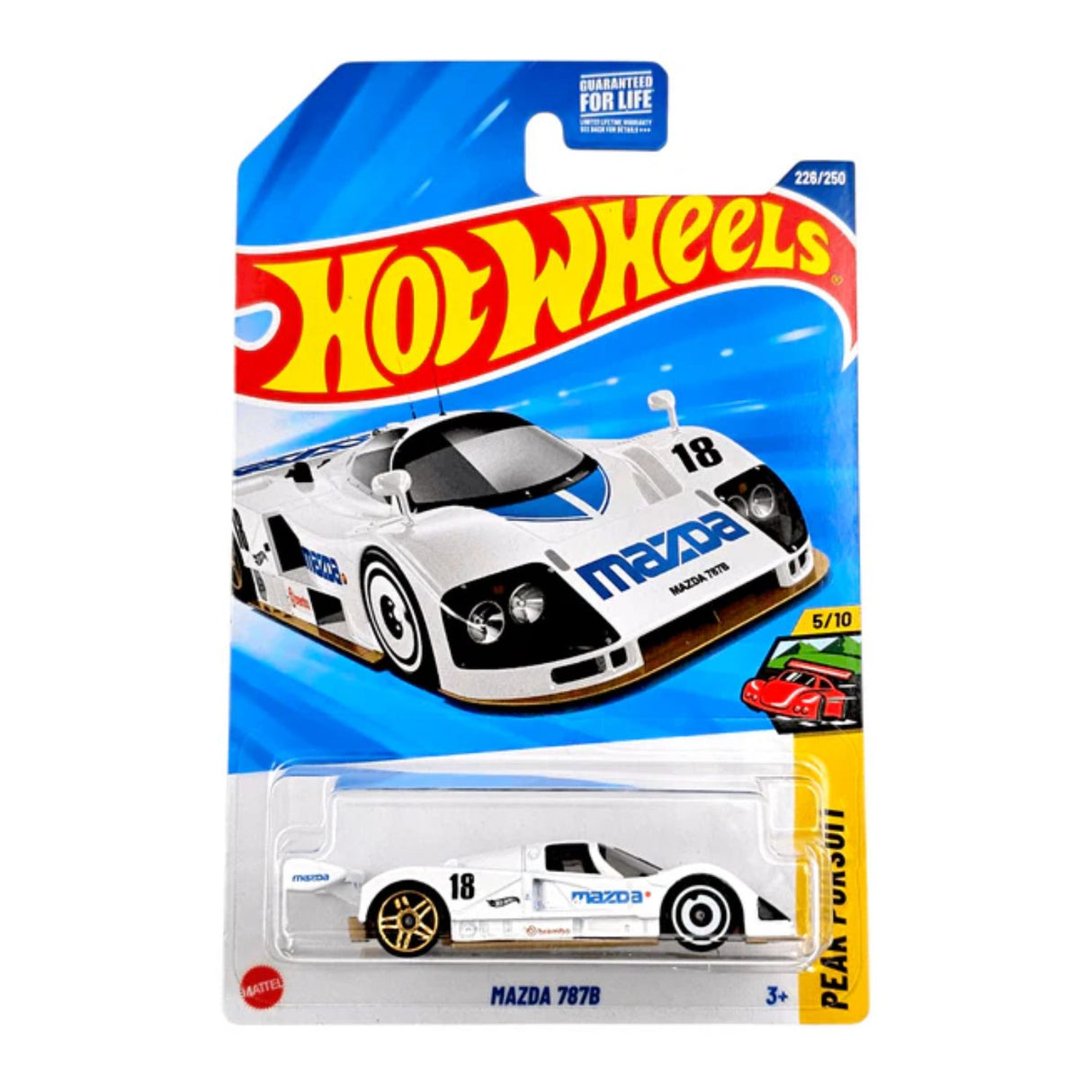 Auto Hot Wheels Mazda 787B Juguete Infantil Mattel 226/250