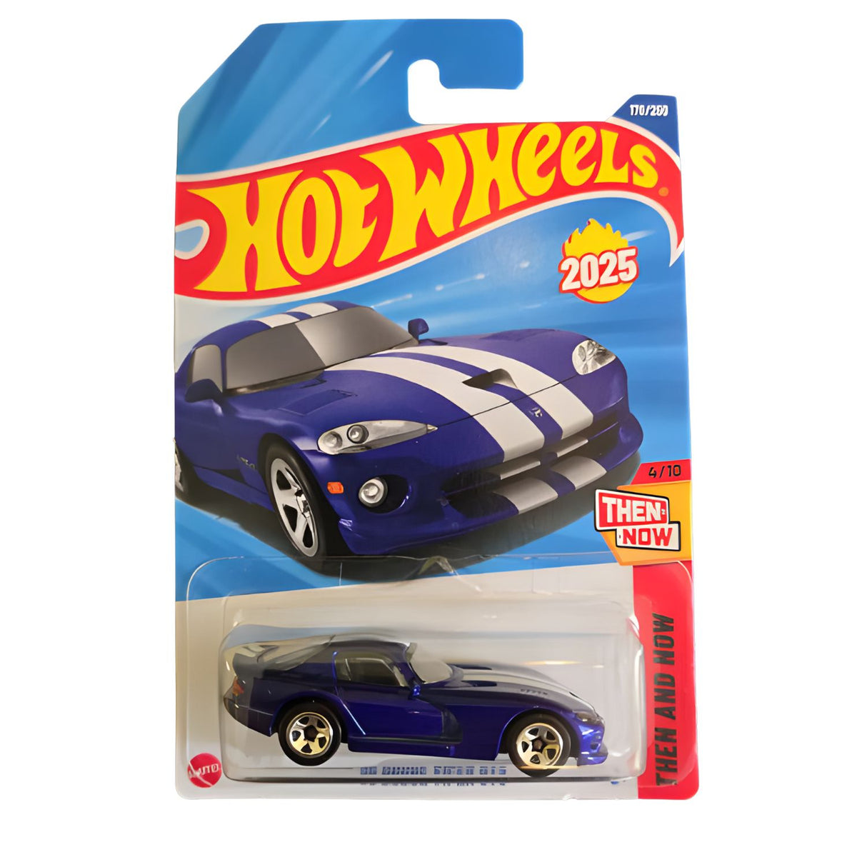 Auto Hot Wheels Regular 96 Dodge Viper Gts Mattel 176/250