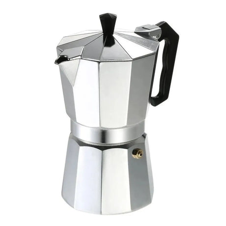Cafetera Italiana 9 Tazas Cafetera Portatil Color Gris | Disparo.cl