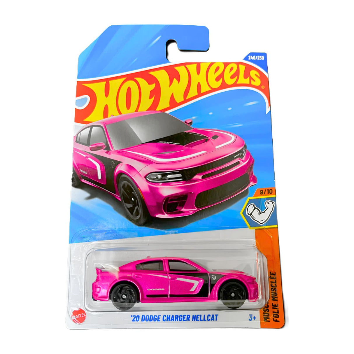 Auto Hot Wheels 20 Dodge Charger Hellcat Mattel 240/250