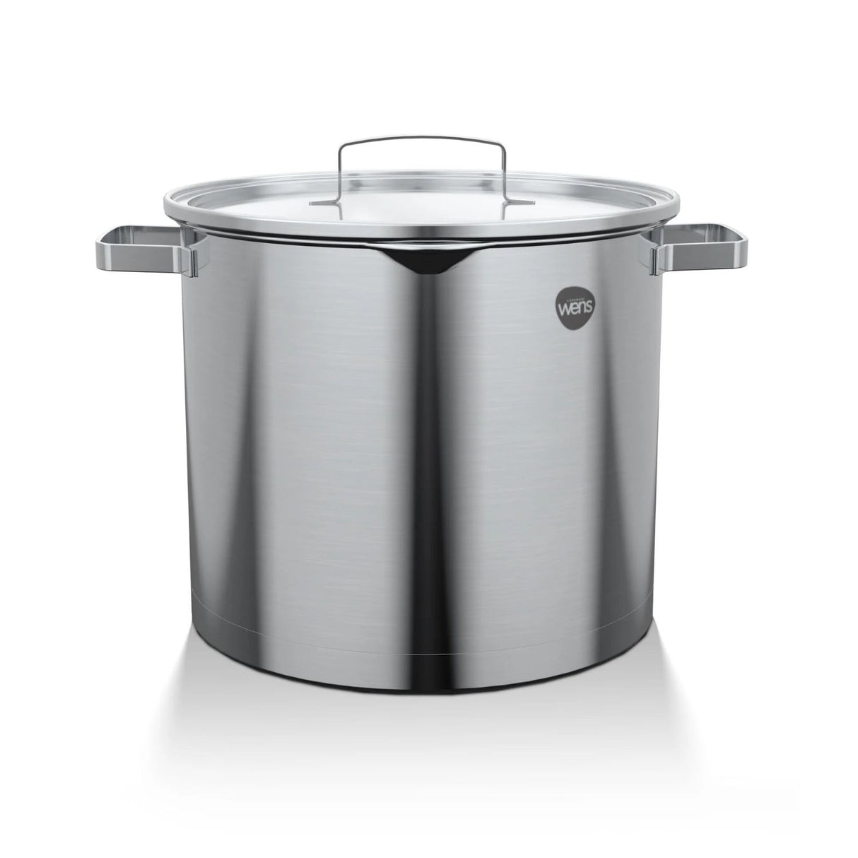 Cacerola Alta Acero Inoxidable 24Cm Cocina Con Tapa Wens