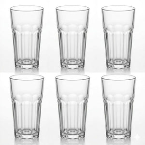 Set 6 Vasos de Vidrio 493mL Cooler Lisboa Cocina Cristar