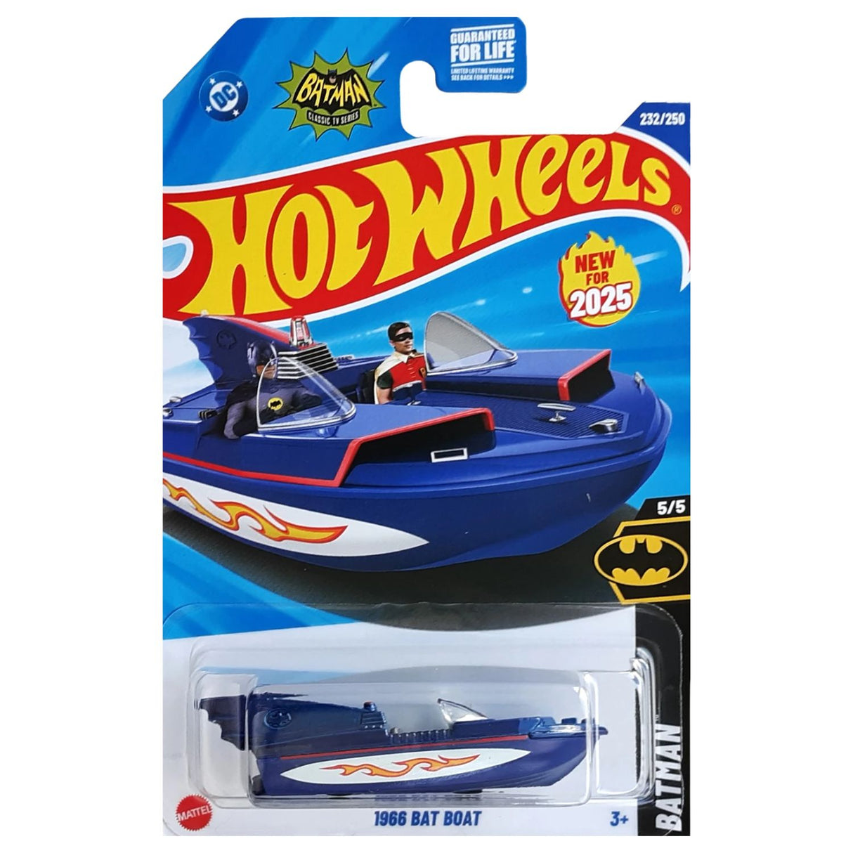 Auto Hot Wheels Regular 1966 Bat Boat Bateau Mattel 232/250